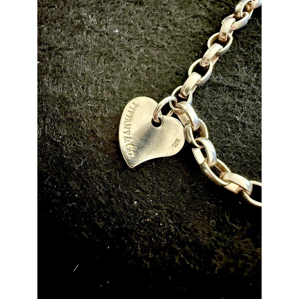 Tiffany & Co. Sterling Silver Heart Charms Bracelet - Picture 5 of 8